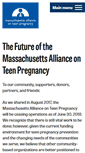 Mobile Screenshot of massteenpregnancy.org